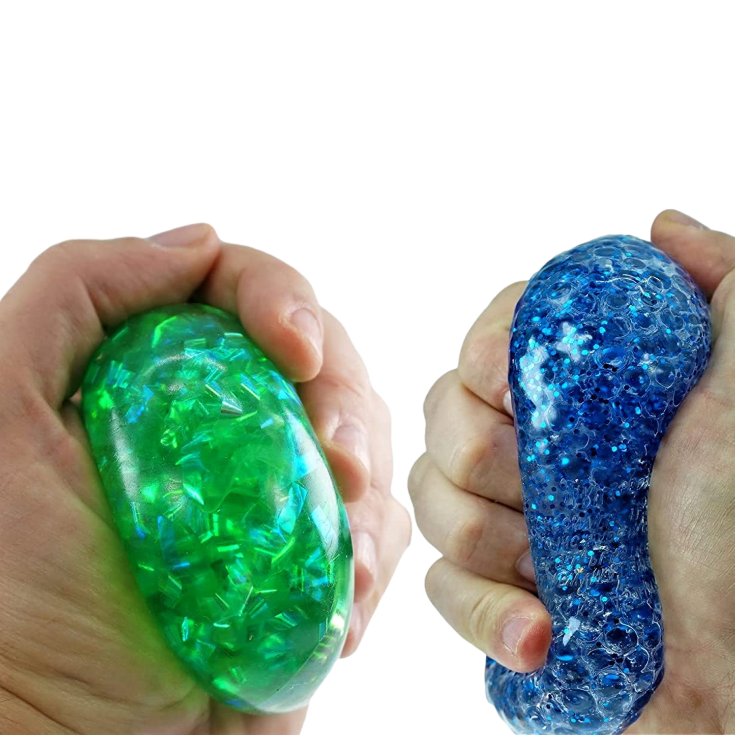 3-Pack Squish Attack Glitter Ball