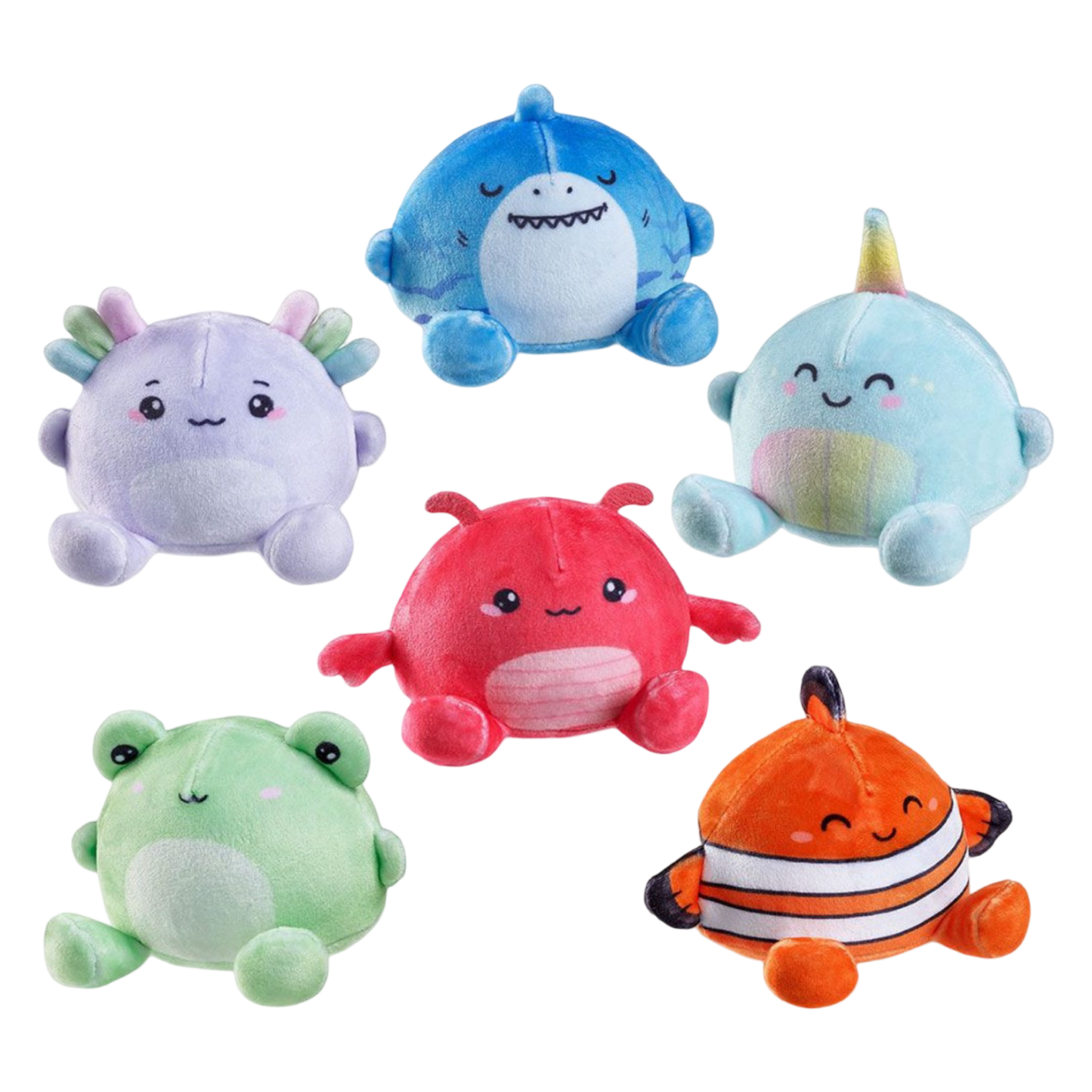 Sugar Squisher Plush Sea Friends