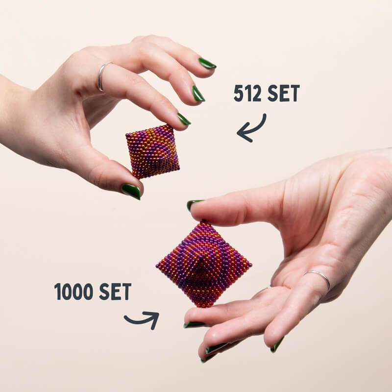 Metallic Speks Magnet Balls