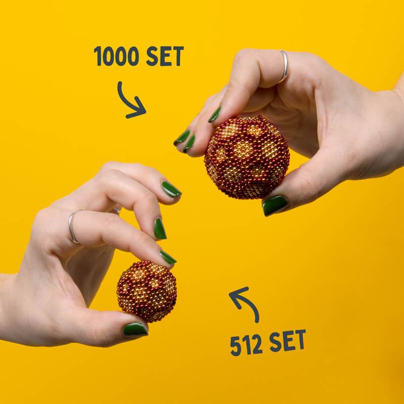Metallic Speks Magnet Balls