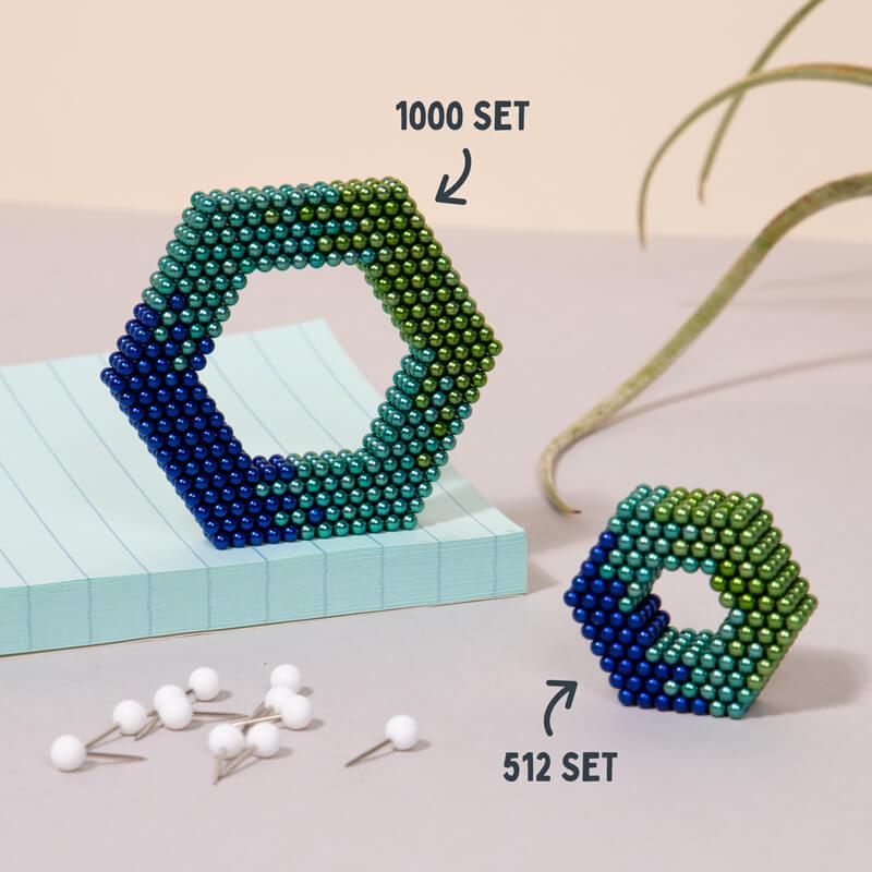 Metallic Speks Magnet Balls
