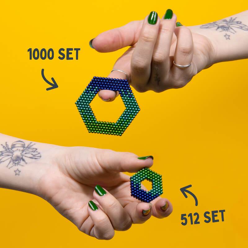 Metallic Speks Magnet Balls
