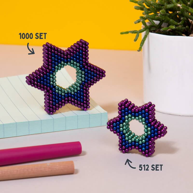 Metallic Speks Magnet Balls
