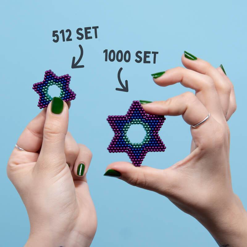 Metallic Speks Magnet Balls